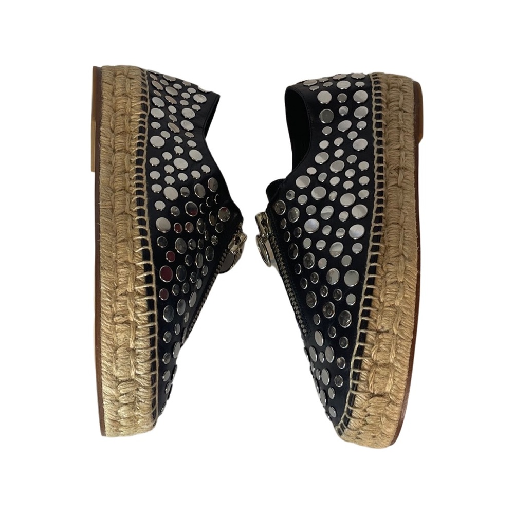 Alexander Wang Espadrilles Devon Studded Black Le… - image 7